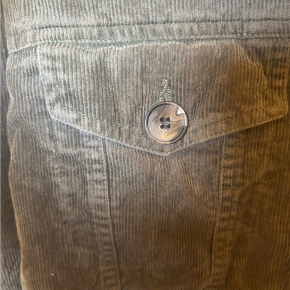 Forever 21 Olive Corduroy Jean Jacket - Picture 2 of 6